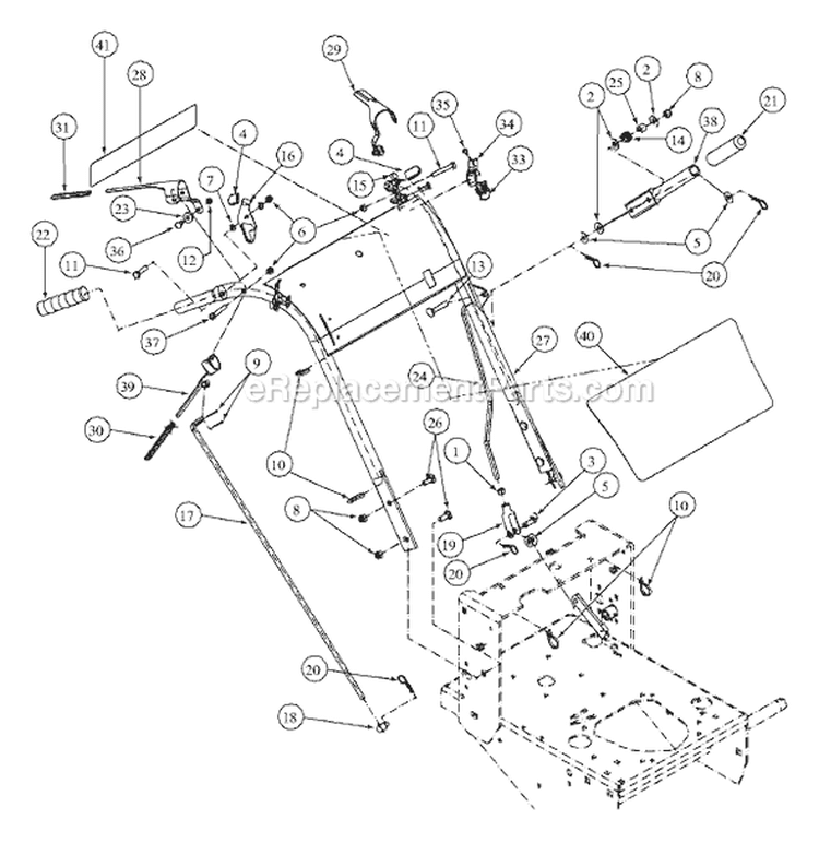 Page I Diagram and Parts List for G1336 55AE200R718 MTD Lawn Mower