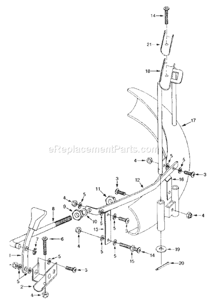 Page B Diagram and Parts List for HWE80 56A-437-195 MTD Spreader