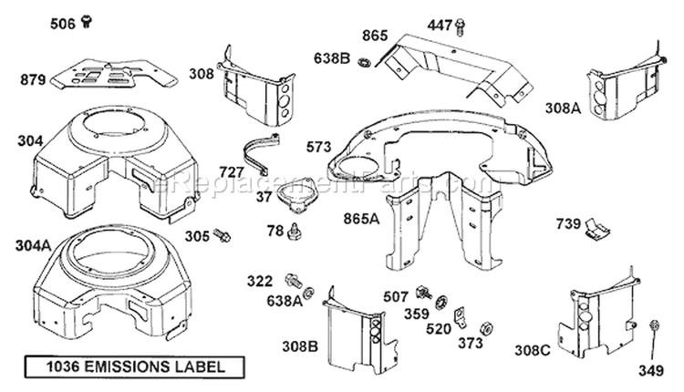 Page J Diagram and Parts List for MMZ-1848 53AB555M195 MTD Lawn Tractor