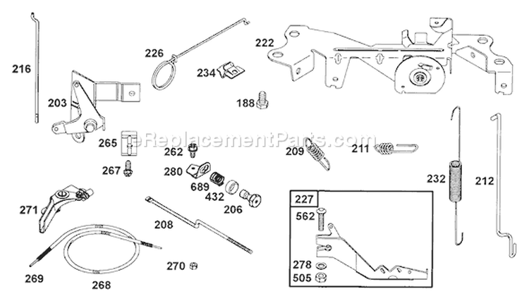 Page Q Diagram and Parts List for MMZ-1848 53AB555M195 MTD Lawn Tractor
