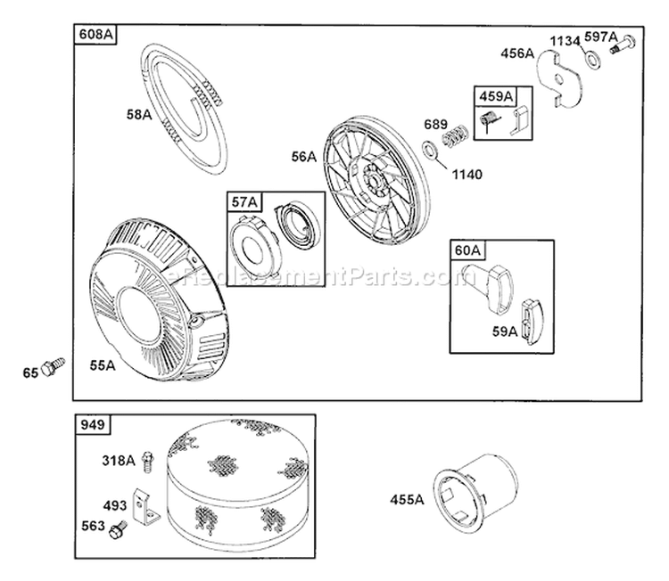 Page AO Diagram and Parts List for MMZ-1848 53AB555M195 MTD Lawn Tractor