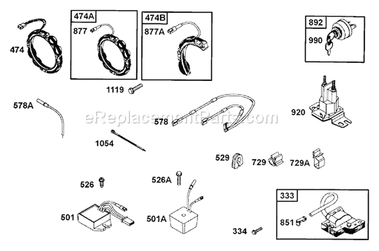 Page G Diagram and Parts List for MMZ-1848 53AB555M195 MTD Lawn Tractor