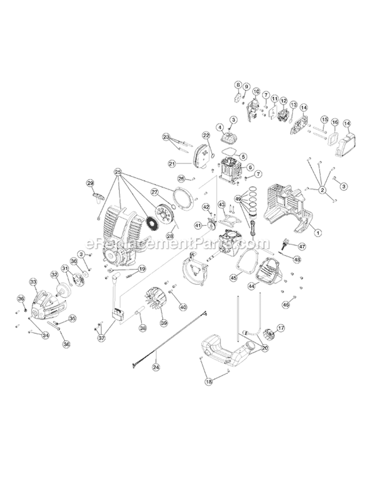 Page A Diagram and Parts List for MTD14421AA144R978 2009 MTD Tiller