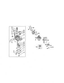 Carburetor Diagram and Parts List for 952Z490-SUA  MTD Engine