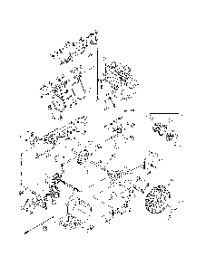Engine/drive Diagram and Parts List for 31AE6FHG705  MTD Snow Blower