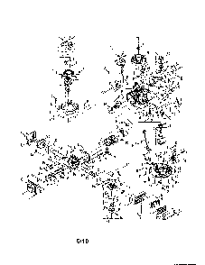 Engine Diagram and Parts List for 18MZ  MTD Lawn Mower