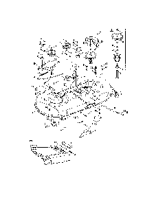 46" deck Diagram and Parts List for 13AL795T057  MTD Lawn Tractor