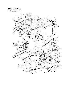 Transmission Diagram and Parts List for PGT9500  MTD Lawn Tractor