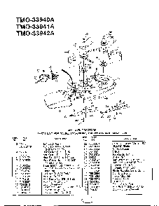 14hp 42" lawn tractor Diagram and Parts List for 33940A  MTD Lawn Tractor