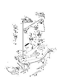 Mower deck/spindle pulley Diagram and Parts List for 13AAA1ZW099  MTD Lawn Tractor