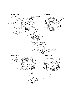 Engines Diagram and Parts List for 13AX611G705  MTD Lawn Tractor