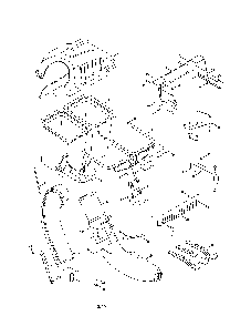 Twin rear bagger Diagram and Parts List for 19A70004  MTD Lawn Tractor Accessories