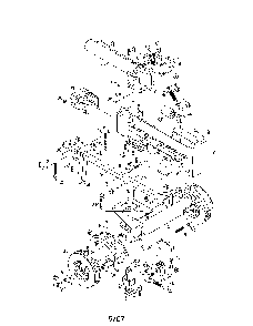 Log splitter Diagram and Parts List for 28BF570L099  MTD Log Splitter