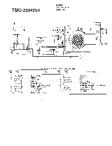Electrical Diagram and Parts List for 3706608  MTD Lawn Mower