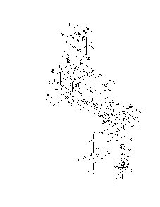 Part Location Diagram of 683-04173B MTD Lower Frame Assembly