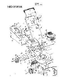 4hp 21" rotary mower Diagram and Parts List for 37262A  MTD Lawn Mower