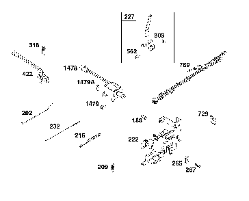 Controls Diagram and Parts List for 13AL78XT091  MTD Lawn Tractor