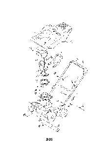 Shroud/handles Diagram and Parts List for 31AM2N1C799  MTD Snow Blower
