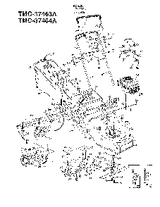 21" rotary mowers Diagram and Parts List for 37464A  MTD Lawn Mower