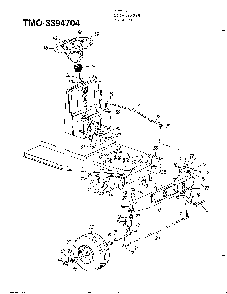 Part Location Diagram of 770-8085G MTD Operating manual