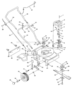 Part Location Diagram of 710-0134 MTD Bolt-carriage 1/4-