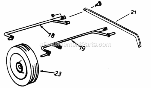 Part Location Diagram of 706-13810-05-61 MTD Rear Axle Assembly