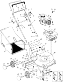 Page A Diagram and Parts List for 111-410R003 73776 -1991 MTD Lawn Mower
