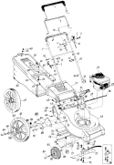 Page A Diagram and Parts List for 111-516R033 75522 -1991 MTD Lawn Mower