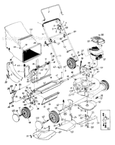 Part Location Diagram of 946-0912 MTD Cable-control