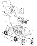 Page B Diagram and Parts List for 115-030A000 1995 MTD Lawn Mower