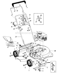 Page B Diagram and Parts List for 115-060A000 1995 MTD Lawn Mower