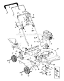 Page B Diagram and Parts List for 115-086F134 1995 MTD Lawn Mower