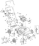 Page A Diagram and Parts List for 116-060-033 1986 MTD Lawn Mower