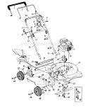 Page A Diagram and Parts List for 116-082A129 1996 MTD Lawn Mower