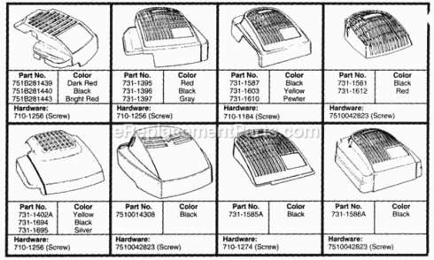Engine_Shrouds Diagram and Parts List for 116-325A084 1996 MTD Lawn Mower