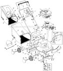 Page A Diagram and Parts List for 116-428C 1996 MTD Lawn Mower