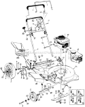 Page A Diagram and Parts List for 116-507G 1996 MTD Lawn Mower
