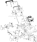 Page A Diagram and Parts List for 116-734A009 1996 MTD Lawn Mower