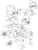 Page A Diagram and Parts List for 117-076-000 1987 MTD Lawn Mower