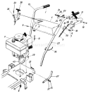 Page A Diagram and Parts List for 117-533-000 1987 MTD Lawn Mower