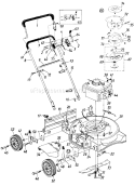 Page A Diagram and Parts List for 118-084B000 1988 MTD Lawn Mower