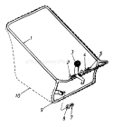 Page B Diagram and Parts List for 118-303R036 47-126-00 -1988 MTD Lawn Mower