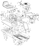 Page C Diagram and Parts List for 118-506R206 1988 MTD Lawn Tractor