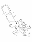 General Assembly Diagram and Parts List for 11A-020L206 2012 MTD Lawn Mower