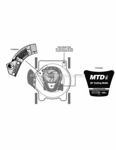 Label_Map_11A-02Bt706 Diagram and Parts List for 11A-02BT706  MTD Lawn Mower