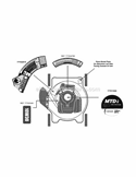 Part Location Diagram of 777I23349 MTD Label-10W30