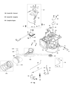 Part Location Diagram of 951-10740 MTD Stop Switch Brake
