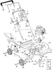 Part Location Diagram of 942-0742A MTD Mulching Blade 22 Lg Star