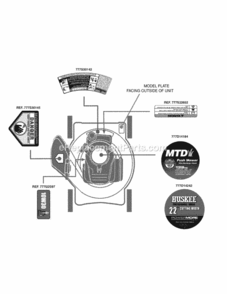 Label_Map_11A-08Jc Diagram and Parts List for 11A-08JC006 2010 MTD Lawn Mower