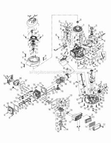 Engine_Assembly_5P65M0B Diagram and Parts List for 11A-41M9006 2009 MTD Lawn Mower